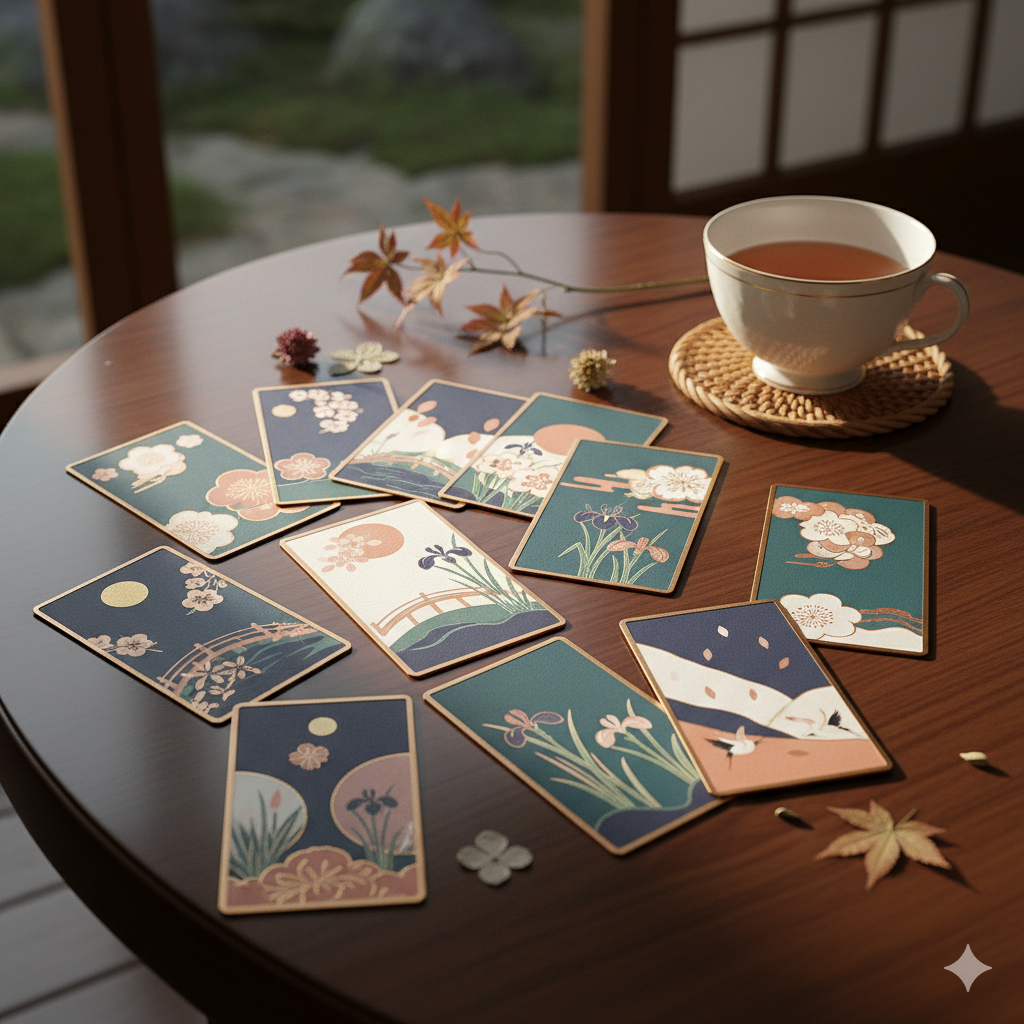 花札の応用した使い方 10選：美しいデザインをインテリア・教育・アートに活用するアイデア